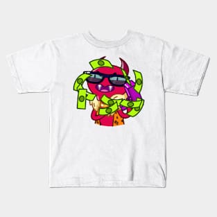 Red Devil have a lot of Money Kids T-Shirt